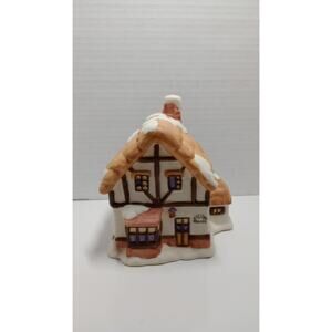 Vintage 1987 GWT F.O. Merz & Co Ceramic Americana Lite House "Fisher Grocer"...